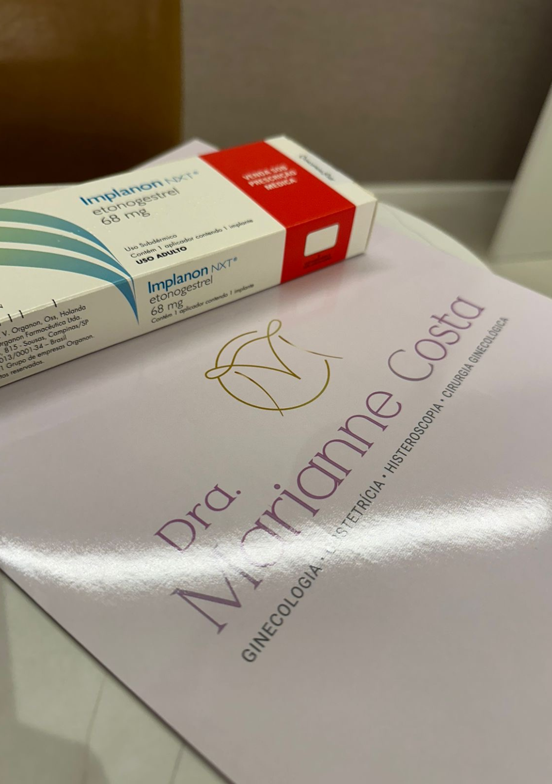 Foto 1 do carrossel da página de Contracepção e Planejamento Gestacional da Dra. Marianne Costa.